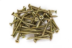 фото товара Саморезы жёлтые по дереву 55 мм